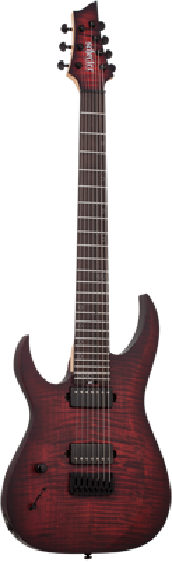 Preview: SCHECTER E-Gitarre, Sunset-7 Extreme, Scarlet Burst, Linkshänder