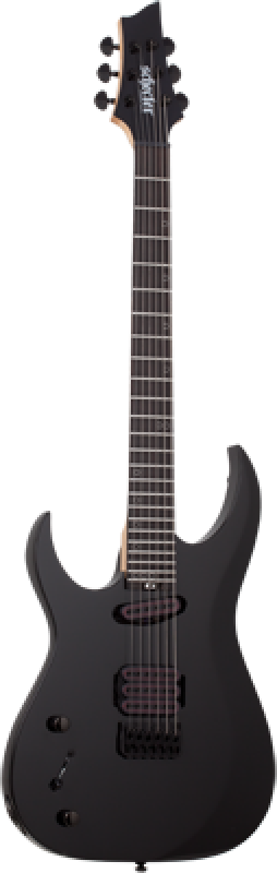 Preview: SCHECTER E-Gitarre, Sunset-6 Triad, Gloss Black, Linkshänder