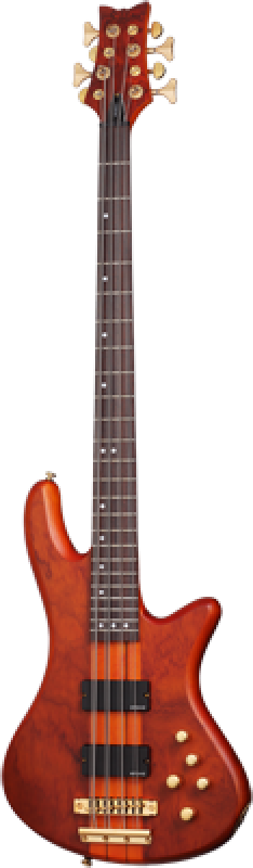 Preview: SCHECTER Bassgitarre, Stiletto Studio-8, Honey Satin