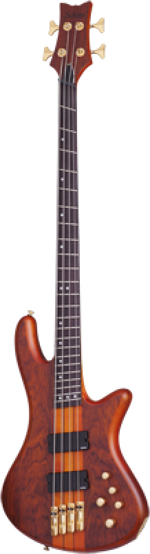 Preview: SCHECTER Bassgitarre, Stiletto Studio-4 FF, Honey Satin