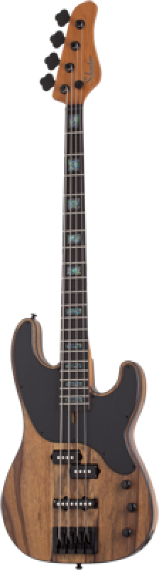 Preview: SCHECTER Bassgitarre, Model-T 4 Exotic, Black Limba