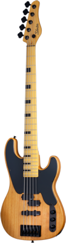 Preview: SCHECTER Bassgitarre, Model-T Session-5, Aged Natural Satin