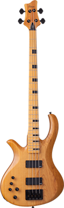 Preview: SCHECTER Bassgitarre, Riot Session-4, Aged Natural Satin, Linkshänder