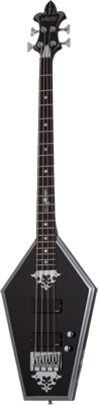 Preview: SCHECTER Bassgitarre, Sean Yseult Casket, Gloss Black