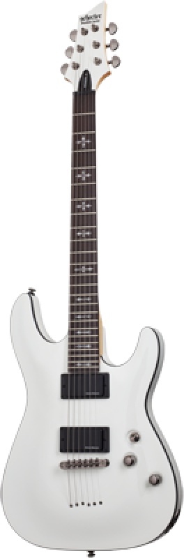 Preview: SCHECTER E-Gitarre, Demon 6, Vintage White