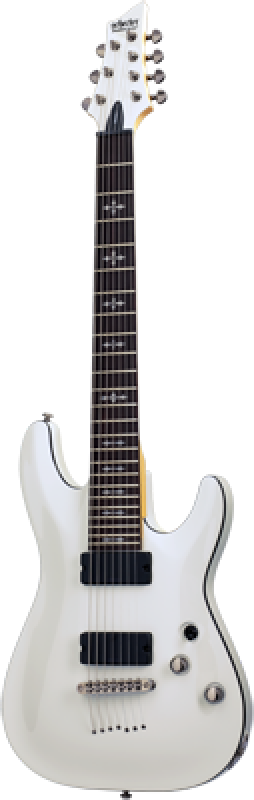 Preview: SCHECTER E-Gitarre, Demon 7, Vintage White
