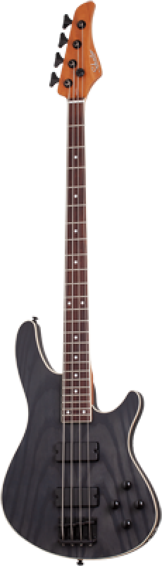 Preview: SCHECTER Bassgitarre, C-4 Standard, Charcoal Satin