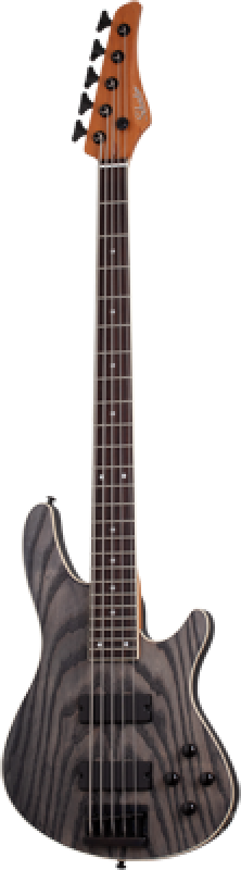 Preview: SCHECTER Bassgitarre, C-5 Standard, Charcoal Satin