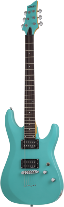 Preview: SCHECTER E-Gitarre, C-6 Deluxe, Satin Aqua