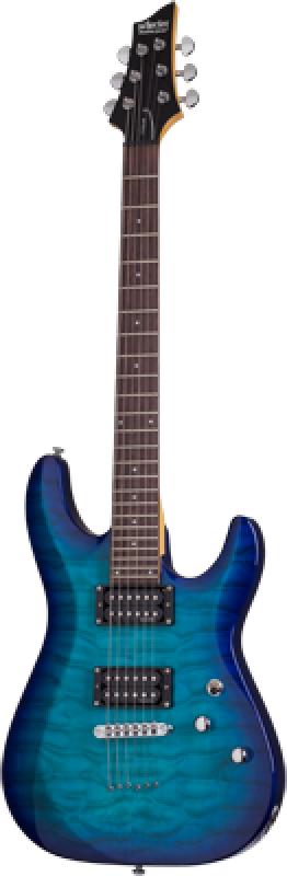 Preview: SCHECTER E-Gitarre, C-6 Plus, Ocean Blue Burst