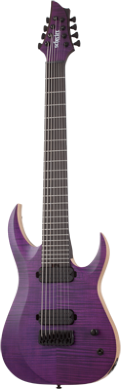 Preview: SCHECTER E-Gitarre, Signature, John Browne TAO-8, Satin Trans Purple