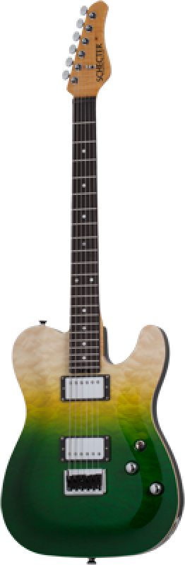 Preview: SCHECTER E-Gitarre, PT Classic, Caribbean Fade Burst