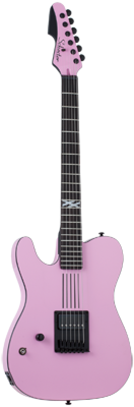 Preview: SCHECTER E-Gitarre, Signature PT-MGK, Machine Gun Kelly, Downfall Pink