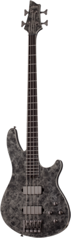 Preview: SCHECTER Bassgitarre, MVP C-4, Satin Black Reign