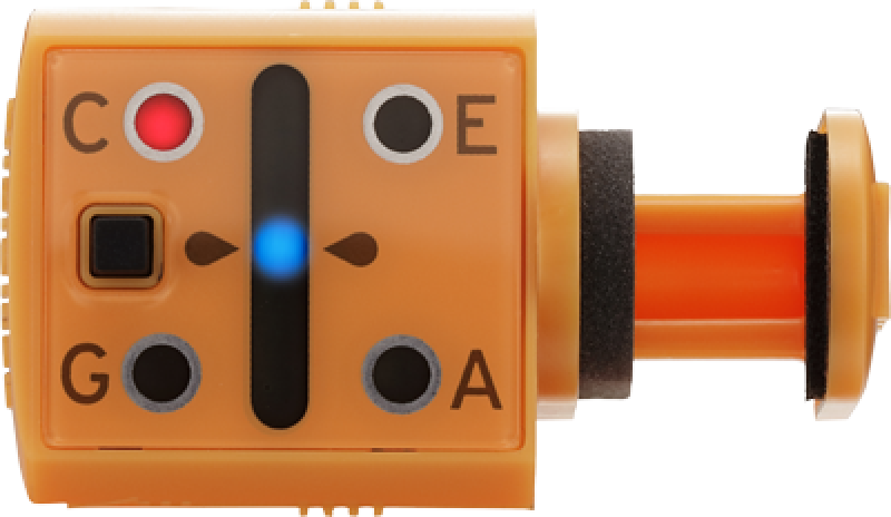 Preview: KORG Stimmgerät, Ukulele, MINIPITCH, Clip-On, orange