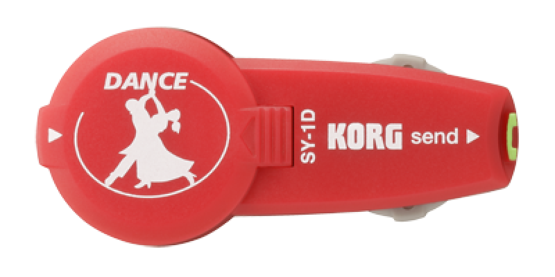 Preview: KORG Metronom, In-Ear, SY-1D, für Tänzer, rot