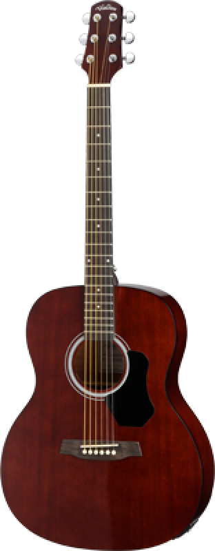 Preview: WALDEN Westerngitarre, Orchestra Model, Mahagoni Decke, Glanzlack, Tas