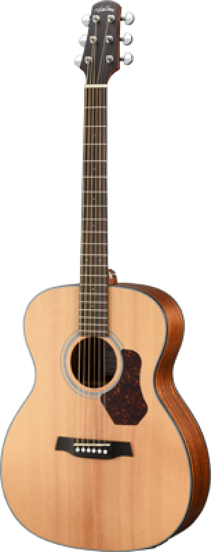 Preview: WALDEN Westerngitarre, Orchestra Model, Decke massiv, Mattlack, EQ, Ta