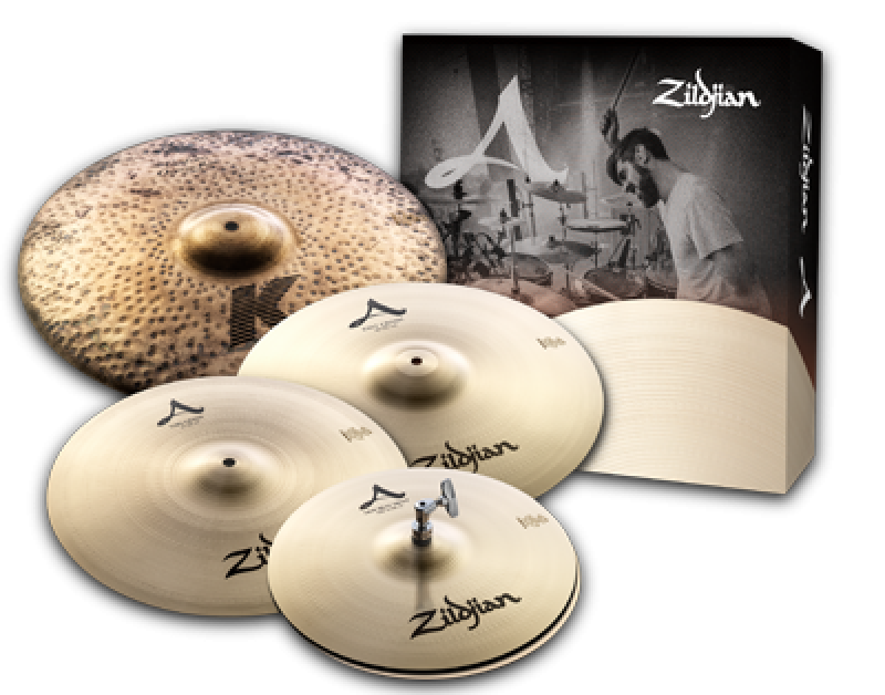 Preview: ZILDJIAN Beckenset, A Zildjian, Studio Pack, 14H/16+18Cr/21R
