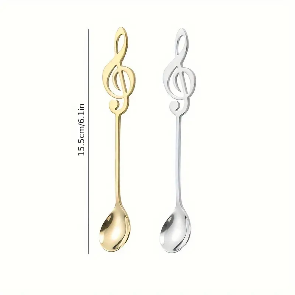 Preview: ROCK-HUS Löffel Cappuccino & Eis Silber