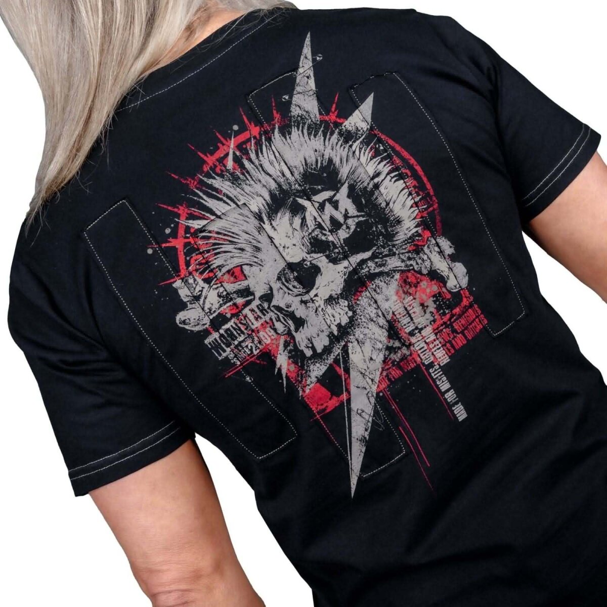 Preview: WORNSTAR Herren Artist Asylum Collection Riot Tee T-Shirt schwarz