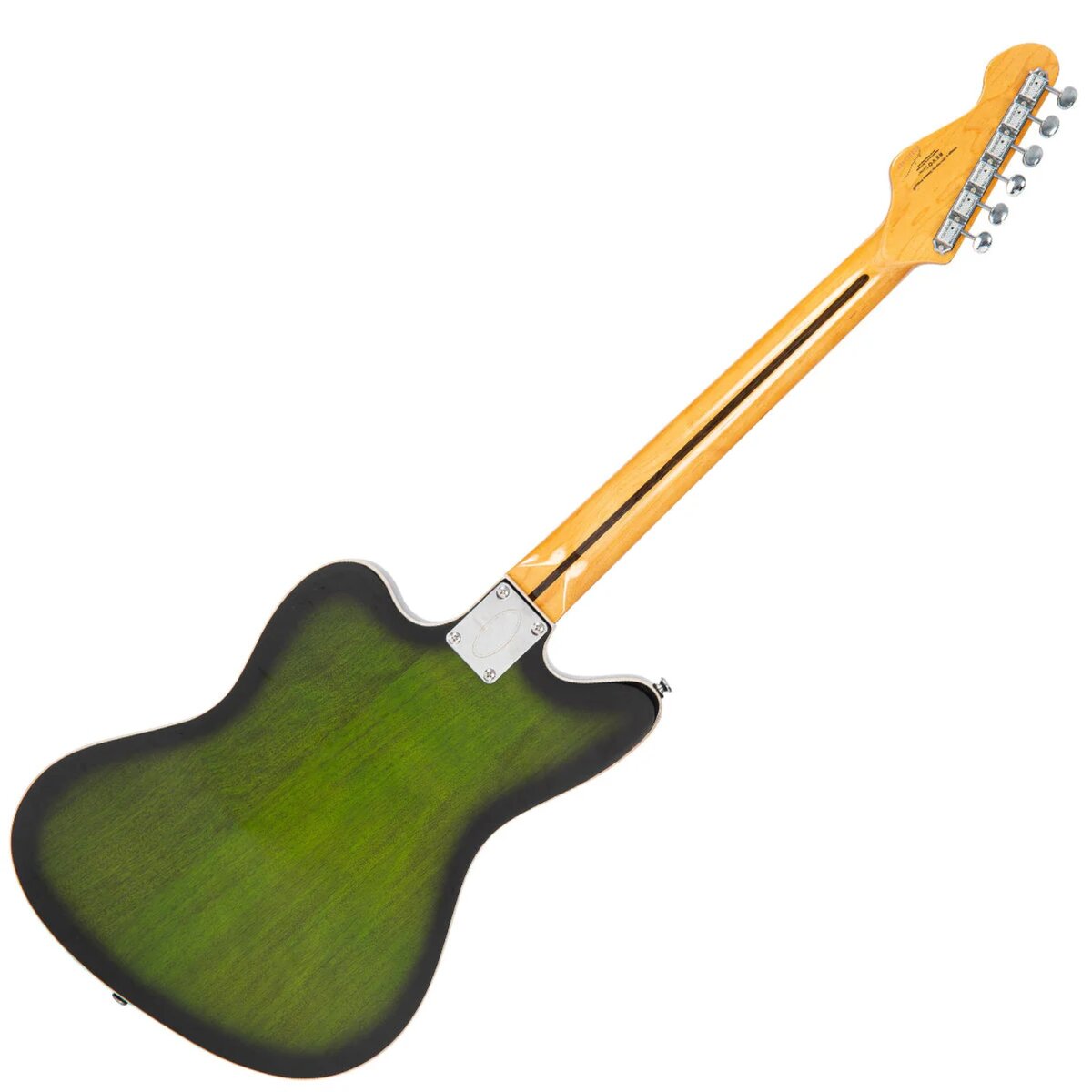 Preview: Vintage REVO VRS652GB Surfmaster Thinline Twin Greenburst Semi Hollow