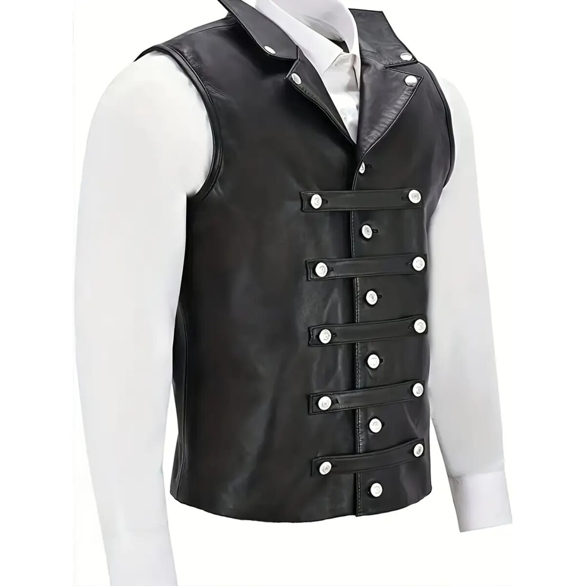 Preview: ROCK-HUS Weste mit Rückenschnürung 2XL