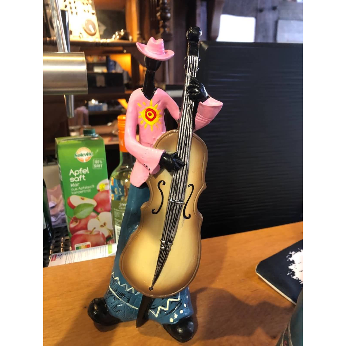 Preview: ROCK-HUS Dekor-Figur Amerikanische Band New Orleans Kontrabass