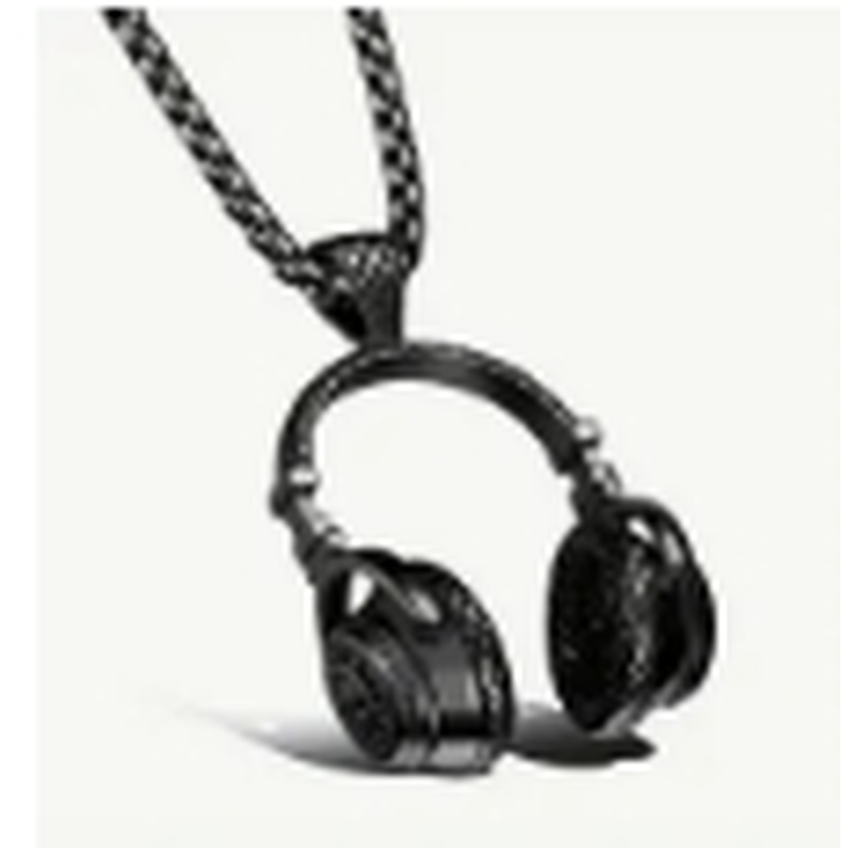 Preview: ROCK-HUS Kette Kopfhörer Schwarz