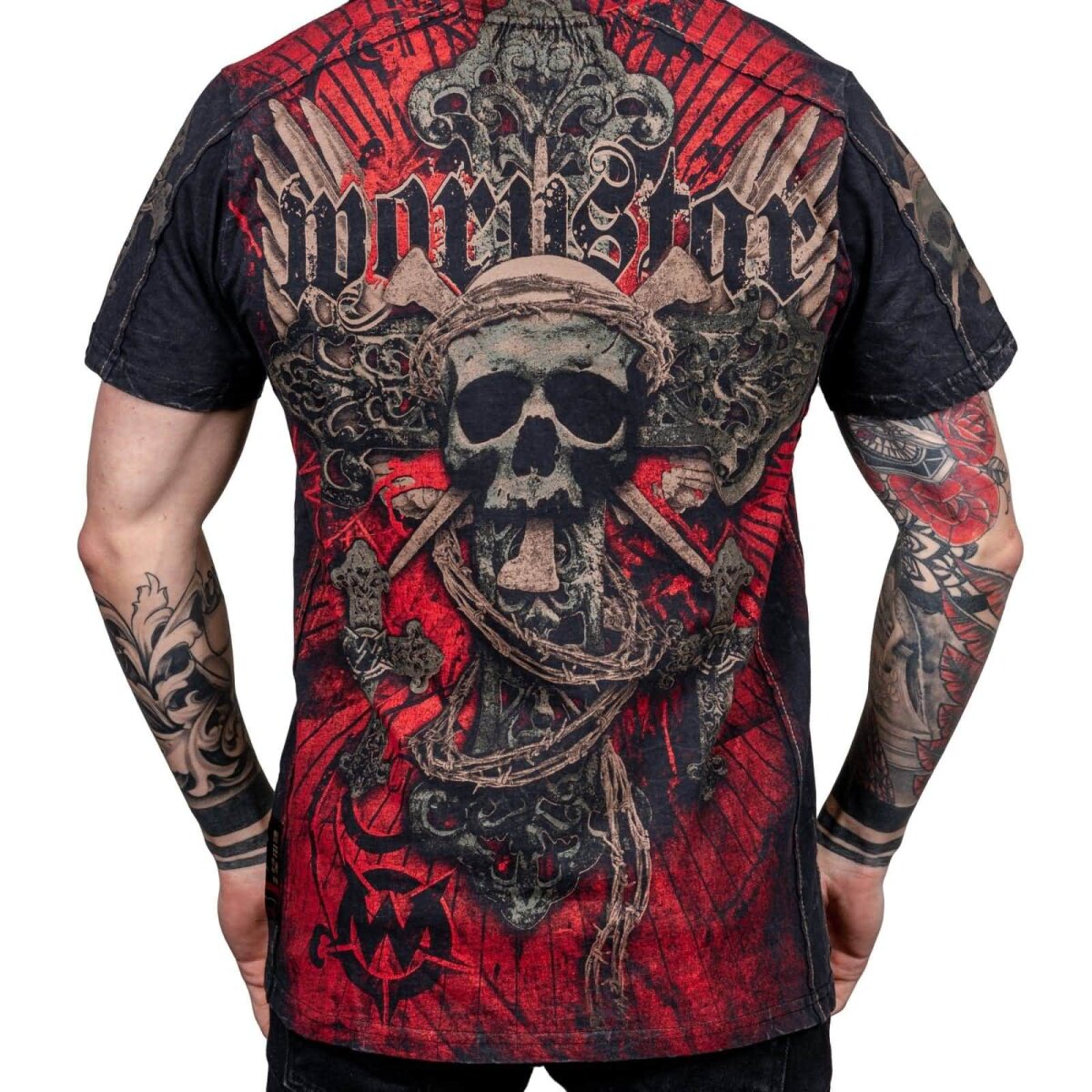 Preview: WORNSTAR Herren Artist Asylum Signature Series Resurrection Tee T-Shirt schwarz