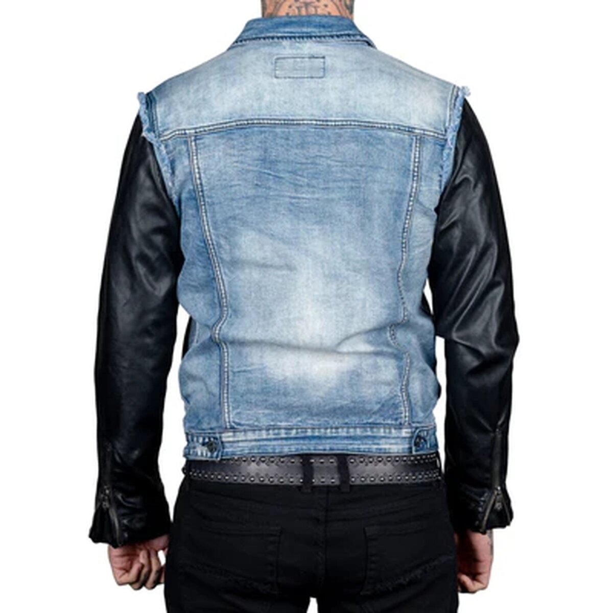 Preview: WORNSTAR Herren Whiplash Jacket Faux Leather - Jeans West