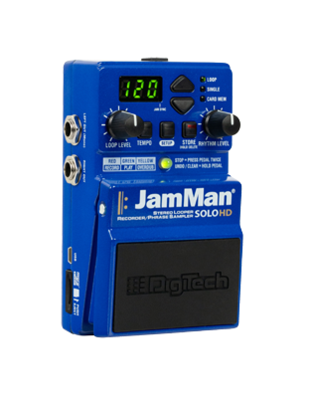 Preview: DIGITECH Effektpedal, Jam Man Solo HD, Stereo Looper