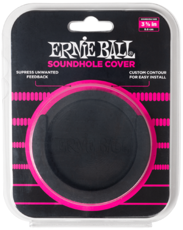 Preview: ERNIE BALL Zubehör, Schallochabdeckung, Klassikgitarre, 86 mm