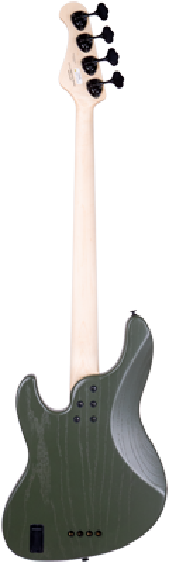 Preview: FGN Bassgitarre, J-Standard Mighty Jazz DE, Open Pore Olive Green, Sof
