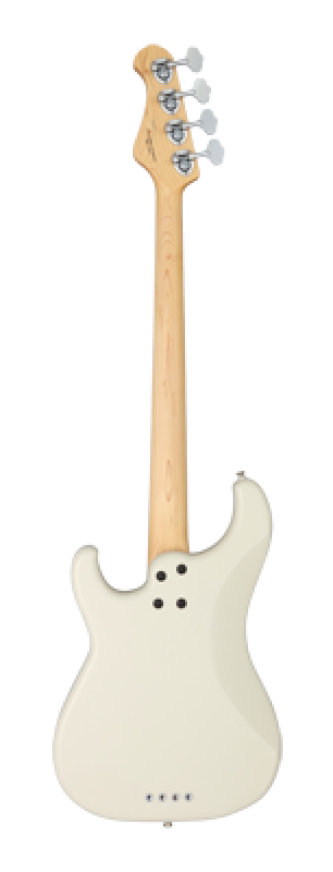 Preview: FGN Bassgitarre, J-Standard Mighty Power, Vintage White, Softcase