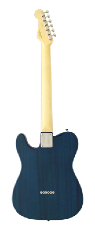 Preview: FGN E-Gitarre, Neo Classic TE110, SH FGN PU, F-Loch, Transparent Blue,