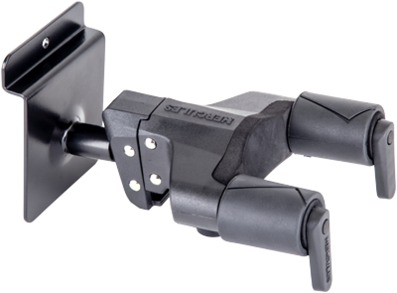 Preview: HERCULES Gitarrenwandhalter, AGS Plus, kurz, für Slatwall 16mm