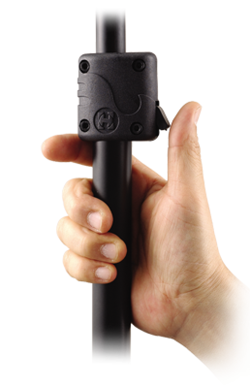 Preview: HERCULES Mikrofonständer, 28-44,5cm, Guss-Sockel