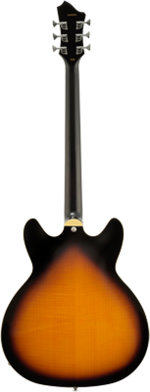 Preview: HAGSTROM E-Gitarre, Viking Baritone DLX, Tobacco Sunburst