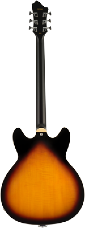 Preview: HAGSTROM E-Gitarre, Tremar Viking Baritone DLX, Tobacco Sunburst