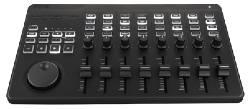 Preview: KORG USB-Controller, Bluetooth, nanoKONTROL Studio, schwarz