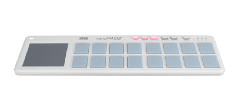 Preview: KORG USB-Controller, nanoPAD2, 16 Pads, weiß