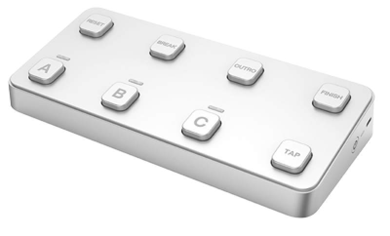 Preview: LAVA Fußschalter, LiveDrum Pedal, silver, Soft Bag