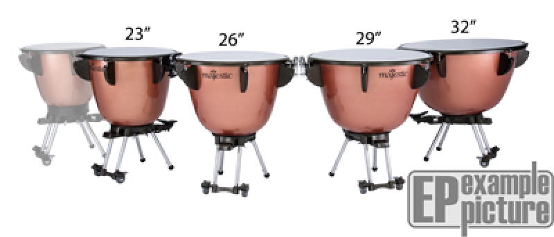 Preview: MAJESTIC Pauke, Concert Series, 32", Aluminium, tiefgezogen, internati