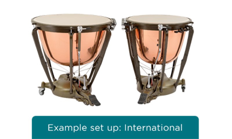 Preview: MAJESTIC Pauke, Symphonic Grand Series, 20", Kupfer, poliert, tiefgez.