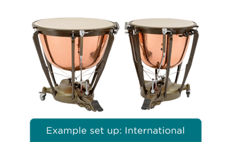 Preview: MAJESTIC Pauke, Symphonic Grand Series, 23", Kupfer, poliert, tiefgez.