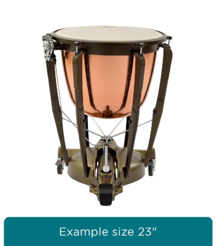 Preview: MAJESTIC Pauke, Symphonic Grand Series, 26", Kupfer, gehämmert, tiefge