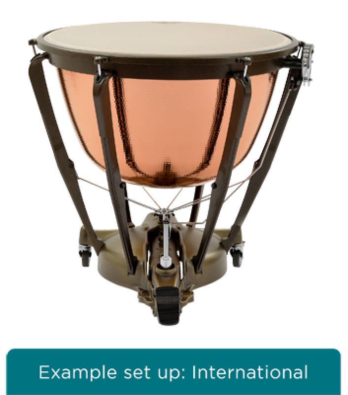 Preview: MAJESTIC Pauke, Symphonic Grand Series, 32", Kupfer, gehämmert, tiefge