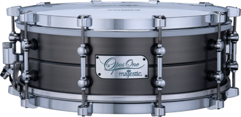 Preview: MAJESTIC Konzert Snare, Opus One, 14x5, Messing, verchromte Hardware