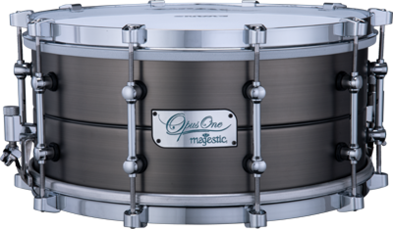 Preview: MAJESTIC Konzert Snare, Opus One, 14x6,5, Messing, verchromte Hardware